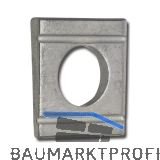 DIN434 M14 verzinkt Scheibe f�r U-Tr�ger Neigung 8 %