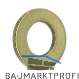 ISO7089 M 5 Messing blank Scheibe ohne Fase (~DIN125)