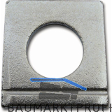 DIN435 M12 feuerverzinkt Scheibe f�r I-Tr�ger Neigung 14 %