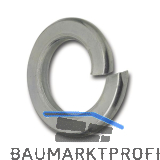 DIN127A M10 verzinkt Federring mit aufgebogenen Enden