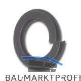 DIN127B M16 blank Federring mit glatten Enden