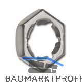 DIN7967 M10 verzinkt Sicherungsmutter (Palmutter)