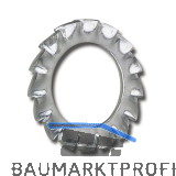 DIN6798A M30 verzinkt F�cherscheibe aussengezahnt