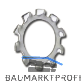 DIN6797A M14 verzinkt Zahnscheibe aussengezahnt