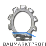 DIN6797A M20 verzinkt Zahnscheibe aussengezahnt