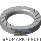 TECKENTRUP Sperrkantscheibe SK-Z - M10 - Stahl Zinklamelle