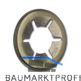 Achsenklemmring ohne Kappe 8 mm Federstahl br�niert