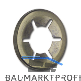 Achsenklemmring ohne Kappe 10 mm Federstahl br�niert