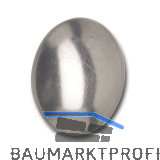 Achsenklemmring mit Kappe 3 mm Federstahl br�niert mit Edelstahlkappe