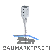 Einschraub-Bodenh�lse 71x71x595 fvz