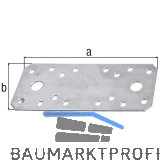 GAH Flachverbinder 2.5x55x133mm Stahl sendzimirverzinkt mit CE-Kennzeichnung