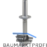 PITZL Pfostentr�ger Typ 10930.7008 ZiNiP beschichtet rechts/links