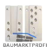 PITZL Schwerlast HVP 120x250x20 mm Aluminium eloxiert