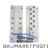 PITZL Schwerlast HVP 120x350x20 mm Aluminium eloxiert