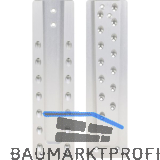 PITZL Schwerlast HVP 120x450x20 mm Aluminium eloxiert