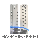 PITZL Schwerlast HVP 120x500x20 mm Aluminium eloxiert