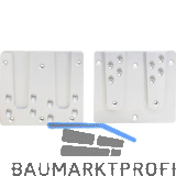 PITZL Doppel HVP 240x200x20 mm Aluminium eloxiert