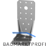 GH Winkelverbinder Rundloch KR / 135x88x65x3,0mm - Stahl fvz Greenline