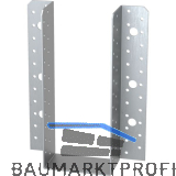 GH Balkenschuh Kombi 05/2,5 aussenliegend 200x240 - Stahl feuerverzinkt