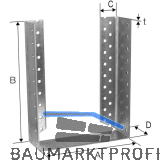 SIMPSON Balkenschuh BSDI 160x200 feuerverzinkt innenliegend mit Bewertung