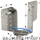 SIMPSON Balkenschuh BSS 100x130 feuerverzinkt aussenliegend mit Bewertung