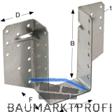 SIMPSON Balkenschuh BSS 120x210 feuerverzinkt aussenliegend mit Bewertung