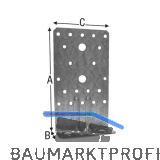 SIMPSON Winkelverbinder ABR 170x40x95mm mit Rippe feuerverzinkt