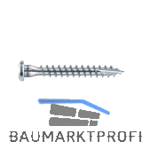 EUROTEC Winkelbeschlagsschraube / CSA Schraube 5,0x25 TX20 - Stahl verzinkt