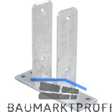 PITZL Pfostenanker f�r Zaunpfosten LW: 71 / Typ 11044.0071 feuerverzinkt
