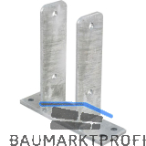PITZL Pfostenanker f�r Zaunpfosten LW: 81 / Typ 11044.0081 feuerverzinkt
