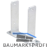 PITZL Pfostenanker f�r Zaunpfosten LW: 121 / Typ 11044.0121 feuerverzinkt