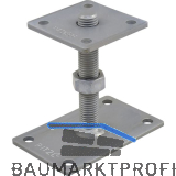 PITZL Pfostentr�ger Typ 11013.1100 ZiNiP beschichtet mit Gewindestange