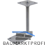 PITZL Pfostentr�ger Typ 11013.6200 Eck ZiNiP beschichtet mit Gewindestange