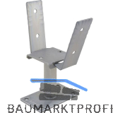 PITZL Pfostentr�ger Typ 10923.1000 ZiNiP beschichtet rechts/links