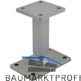 PITZL Pfostentr�ger Typ 10920.1103 ZiNiP beschichtet rechts/links