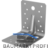 GH Winkelverbinder 90/100 mit Steg / 105x105x90x2 - Stahl fvz Greenline