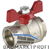 Kugelhahn 3/4" messing, beidseitig IG