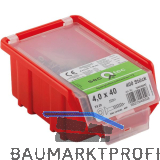 SECOTEC Spanplattenschraube Senkkopf Torx 4.0x 50 in Stapelbox SB-300