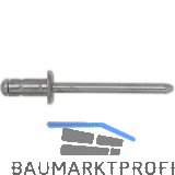 GESIPA Poly Grip Mehrbereichsniete Flachrundkopf 4.0x10 Aluminium mit Stahldorn