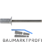 Dichtniete Senkkopf 4.8x 14 Aluminium mit Edelstahldorn