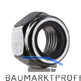 DIN985/10 M10x1.25 verzinkt Feingewinde-Sicherungsmutter niedrige Form