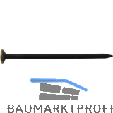 MMK 2.0x25 Stahlnagel Eisen geh�rtet, gebl�ut mit Messingkopf