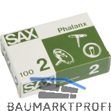 SAX Rei�nagel Phalanx Nr. 2 10mm vern. / 100ST
