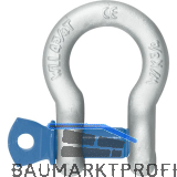 Sch�kel Hochfest geschweift mit Augenbolzen NG 3/16'' feuerverzinkt