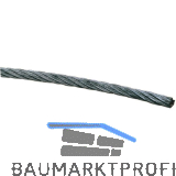 Drahtseil DIN3055 � 1 mm 4x3 Litzen + 1 FE verzinkt