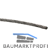 Drahtseil DIN3060 � 5 mm 7x19 Litzen - Edelstahl A4