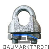 Drahtseilklemme �hnl. DIN741 verzinkt Seil � 8 mm