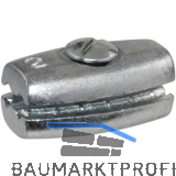 Eiform-Klemmen verzinkt f�r Seil � 4 mm