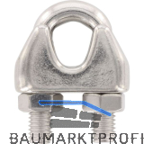 Drahtseilklemme Seil � 19 mm - Edelstahl A4