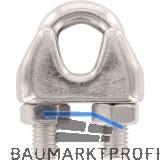Drahtseilklemme Seil � 8 mm - Edelstahl A4